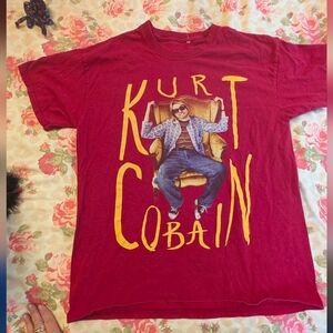 Kurt Cobain red T-Shirt